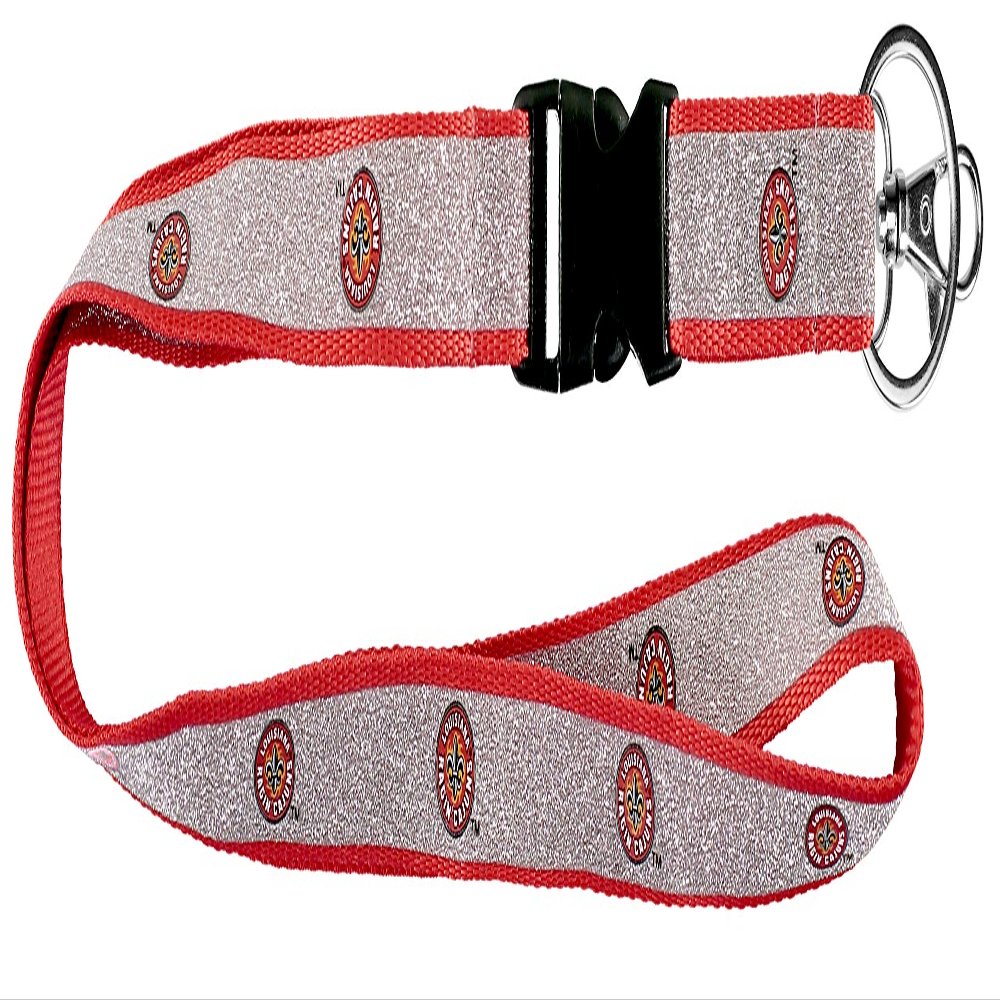 Aminco NCAA Louisiana Lafayette Ragin Cajuns Sparkle Lanyard