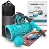 321 STRONG Foam Roller Set with: Hollow Core Roller, Muscle Roller Stick, Stretching Strap, Spikey Ball, Quick Start Guide, Carry Bag, and 4K eBook view 1