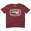 0114. Hecho en Mexico Logo 5 de Mayo Viva Mexican Republic Mexicano for Men T Shirt (Maroon, 2X Largel)