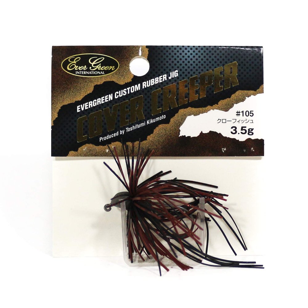 Evergreen Lure Cover Creeper, 0.1 oz (3.5 g), 105 Crawfish.