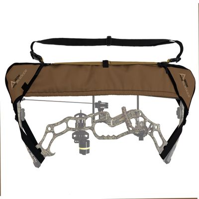 Slicker Weatherproof Bow Sling for Archery, Soft and Compact Bow Case for Hunting Gear Accessories, Cam and String Protector - Dark Earth Tan (G54)