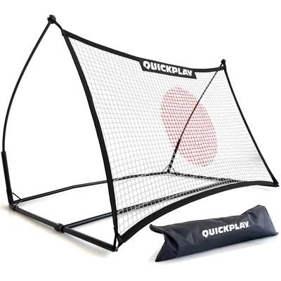 QUICKPLAY Spot Target Soccer Rebounder | Weather-Resistant Rebound Net with Carry Bag | Great for Passing, Receiving, and Trapping Practice | Ideal for Team or Solo Training
