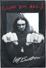Metallica Cliff Burton Textile Poster Flag 42x28 inch view 1
