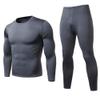 Toison Men's Winter Ultra Soft Thermal Underwear Long Johns Set with Fleece Lined (Dark Gray, XXL) view 1
