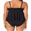 Amoressa Womens Swimwear Seaborne Esprit Tankini Bathing Suit Top with Underwire Bra, Black, 08 view 4