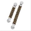 Proudly Made in USA! Belly Up! Bands-Maternity Waistband Extender, Pant Clips, Belly Bands, Pregnancy Expander Elastic (Set of 2) (Cheeta) view 2