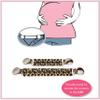 Proudly Made in USA! Belly Up! Bands-Maternity Waistband Extender, Pant Clips, Belly Bands, Pregnancy Expander Elastic (Set of 2) (Cheeta) view 3