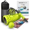 321 STRONG 5 in 1 Foam Roller Set with Hollow Core Deep Tissue Massager, Muscle Roller Stick, Stretching Strap, Spikey Plantar Fasciitis Ball, and Carry Bag, with 4K eBook view 1