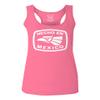 0114. Hecho en Mexico Logo 5 de Mayo Viva Mexican Republic Mexicano Women's Tank Top Racerback (Pink Large) view 1
