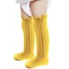 Bestjybt Baby Girls Boys Knee High Socks Cotton Newborn Infants Toddlers Cable Knit Tube Ruffled Stockings, 5 Pairs (Assorted, 12-36 Months) view 2