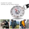 Aluminum Alloy,Mini Aluminum Portable Mini Pocket Watch Keychain Survival for Outdoor Accessories. Keychain with Keychain with view 2