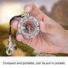 Aluminum Alloy,Mini Aluminum Portable Mini Pocket Watch Keychain Survival for Outdoor Accessories. Keychain with Keychain with view 3