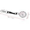 Aluminum Alloy,Mini Aluminum Portable Mini Pocket Watch Keychain Survival for Outdoor Accessories. Keychain with Keychain with view 4