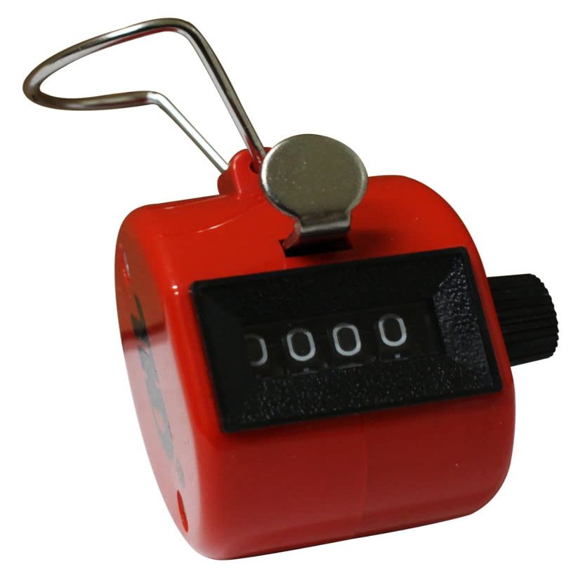 ToolUSA (2 Pack) Hand Held ABS Plastic Tally Counter | Durable & Lightweight | Easy Press & Reset | Versatile Use | Great For Coaching, Events, Counting