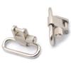 2-Pack Silver 1.25 Inch Quick Detachable Heavy Duty Sling Swivel for Sling Quick Release Gun Swivels view 4