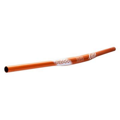 Funn Full On Mountain Bike Handlebar with Bar Clamp 31.8mm and Width 810mm, Tough and Lightweight Alloy Riser Handlebar for MTB, BMX and Road Bike, Rise 7mm MTB Handlebar (Orange)