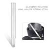 2Pcs Valve Extender, Aluminum Alloy Tire Tube Valve Extender Tire Accessories Compatible with (Silver) Valve Extender Valve Extender 30Mm Tube Extender view 3