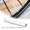 2Pcs Valve Extender, Aluminum Alloy Tire Tube Valve Extender Tire Accessories Compatible with (Silver) Valve Extender Valve Extender 30Mm Tube Extender view 4