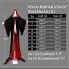 Hooded Cloak Red Halloween Wizard Robe Long Sleeve for Christmas Fancy Coat view 3