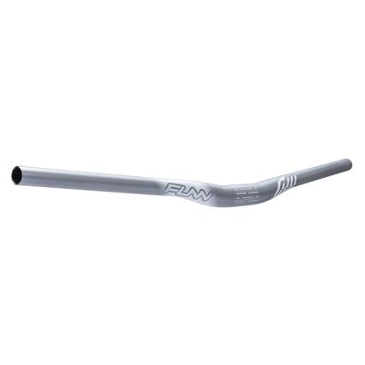 Funn Full On Mountain Bike Handlebar with Bar Clamp 31.8mm and Width 785mm, Tough and Lightweight Alloy Riser Handlebar for MTB, BMX and Road Bike, Rise 15mm MTB Handlebar (Gray)