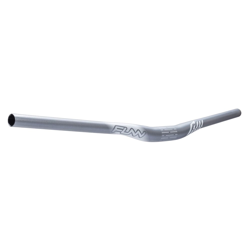 Funn Full On Mountain Bike Handlebar with Bar Clamp 31.8mm and Width 785mm, Tough and Lightweight Alloy Riser Handlebar for MTB, BMX and Road Bike, Rise 15mm MTB Handlebar (Gray)