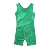 Alvivi Kid Girls Mermaid Sparkly Sleeveless Gymnastics Unitard Leotards Biketard Ribbon Stripe Jumpsuit Purple&Green 4-5 view 4