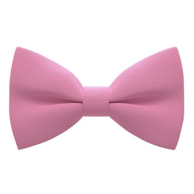 Bow Tie House Babies Classic Pre-Tied Bow Tie Formal Solid Tuxedo (Small, Taffy Pink)
