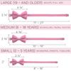 Bow Tie House Babies Classic Pre-Tied Bow Tie Formal Solid Tuxedo (Small, Taffy Pink) view 4
