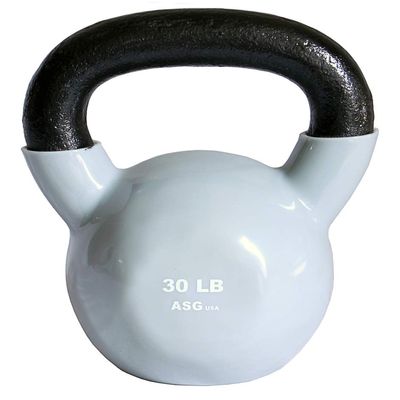 Ader Vinyl Kettlebell 5, 8, 10, 12, 15, 18, 20, 25, 30, 35, 40, 45,50 Lb (30 Lbs)