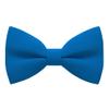 Bow Tie House Babies Classic Pre-Tied Bow Tie Formal Solid Tuxedo (Small, Azure Blue) view 1