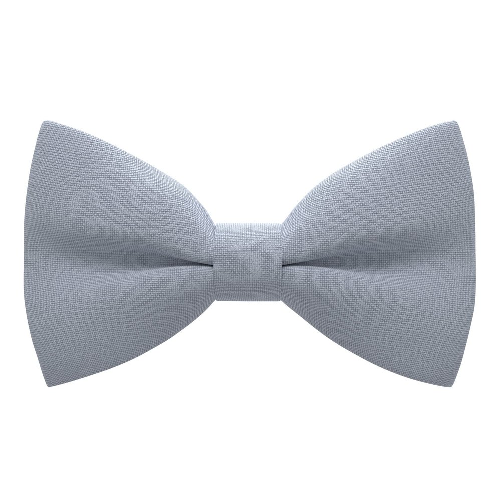 Bow Tie House Boys Classic Pre-Tied Bow Tie Formal Solid Tuxedo (Medium, Cloud Grey)