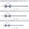 Bow Tie House Boys Classic Pre-Tied Bow Tie Formal Solid Tuxedo (Medium, Cloud Grey) view 4