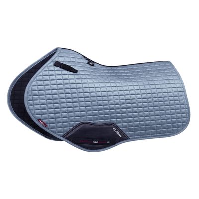 LeMieux Close Contact Suede Square Saddle Pad - English Saddle Pads for Horses - Equestrian Riding Equipment and Accessories (Ice Blue - Small/Medium)
