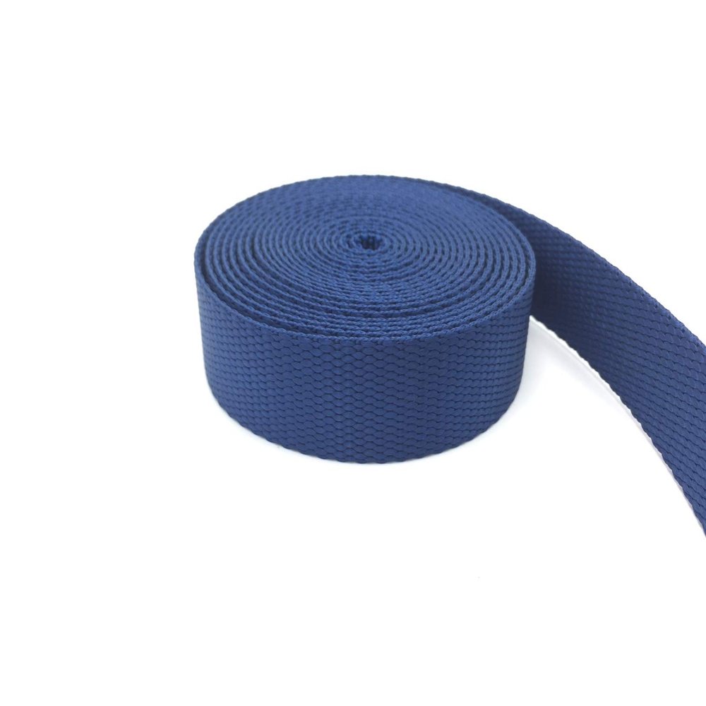 3/4 Inch Width Nylon Webbing - Medium Weight : 5 Yards 3/4" Strap Webbing Plus (Navy Blue)