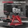 FLYBIRD Adjustable Bench,Utility Weight Bench for Full Body Workout- Multi-Purpose Foldable Incline Bench (Black) view 2