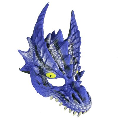 Supersoft Fierce Dragon Mask (Blue)