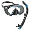 Atomic Aquatics Venom Mask and SV2 Snorkel Combo (Black/Blue) view 1