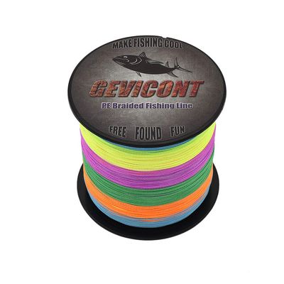 GEVICONT Braid Line Tensile Strength Incredible Superline Weaves PE 8-Strand 300m/328yd 500m/547yd 1000m/1094yd 10-300Lb Multiple Colors Available for Bass Fishing