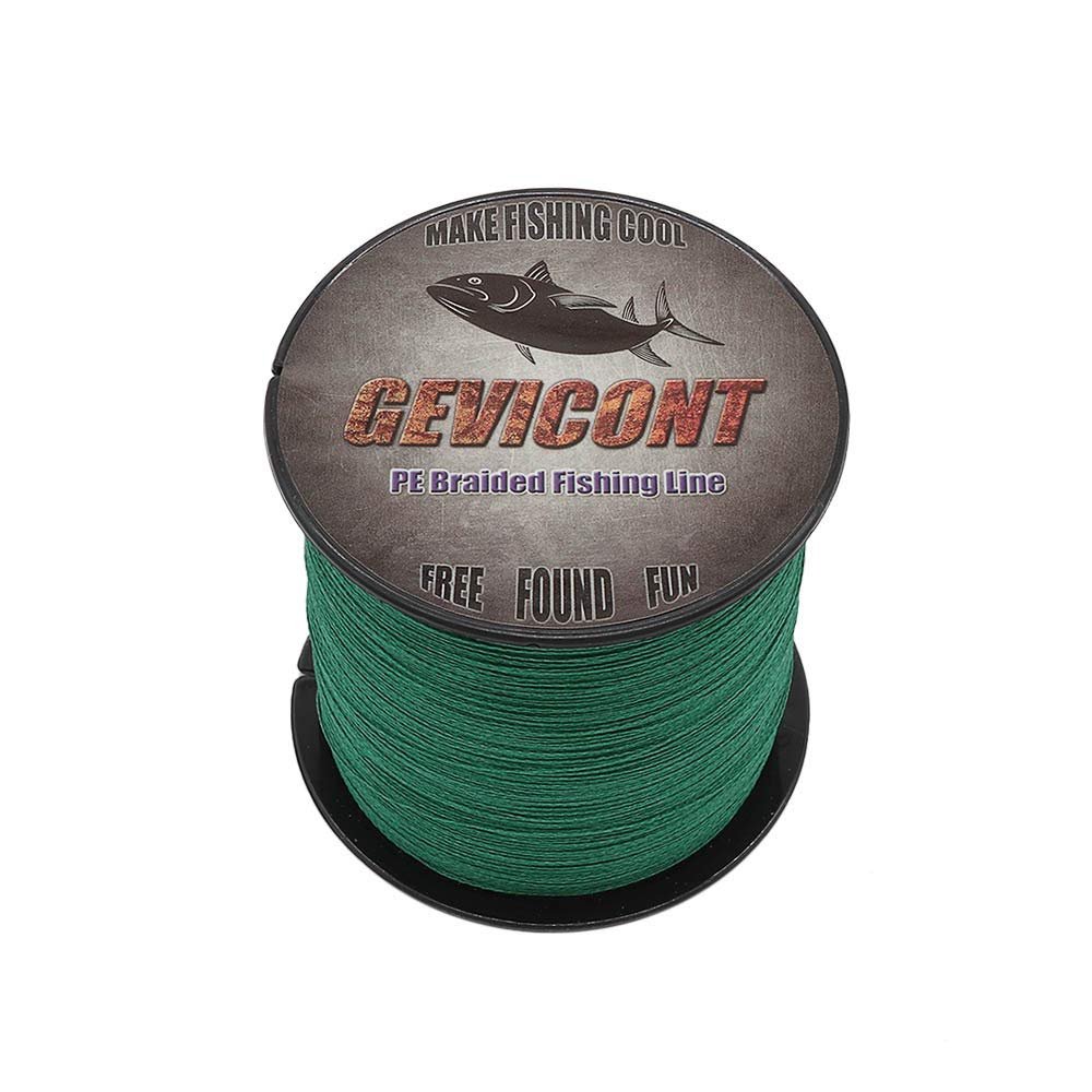 GEVICONT Superbraid Fishing Lines High Sensitivity Fishing Jobs PE 8-Strand 328Yards-1094Yards 10lbs-300lbs Multiple Colors Available for deep sea Fishing