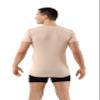 ALBERT KREUZ Men's Invisible v-Neck Business Undershirt with Short Sleeves 100% Organic Cotton Nude Beige XXL view 4