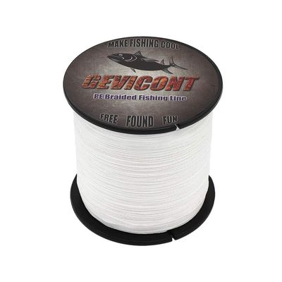 GEVICONT Fishing Line Most Valuable Long line Fishing 100% Pe Test 8X Strands 300M/328Yards 500M/547Yards 1000M/1094Yards 10lbs-300lbs Available in 10 Colors for Outdoor Activities