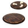 PICNIC TIME NFL Carolina Panthers Lazy Susan Serving Tray, Wooden Turntable Round Charcuterie Board, Cheese Serving Platter, (Fire Acacia Wood) view 4
