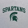 UGP Campus Apparel LL03 - Michigan State Spartans Arch Logo Womens Long Sleeve - 3X-Large - Athletic Heather view 3