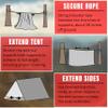 Emergency Zone Reflective & Green Survival 2 Person Tube Tents. Available in 1, 2, 3, 48 Packs. (Reflective, 48) view 3