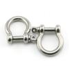 Heyous 2pcs 3/8 Inch 10mm Screw Pin Anchor Shackle Stainless Steel Heavy Duty Bow Shape Load Clamp for Chains Wirerope Lifting Paracord Outdoor Camping Survival Rope Bracelets view 1