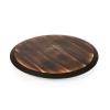 PICNIC TIME NFL Atlanta Falcons Lazy Susan Serving Tray, Wooden Turntable Round Charcuterie Board, Cheese Serving Platter, (Fire Acacia Wood) view 1