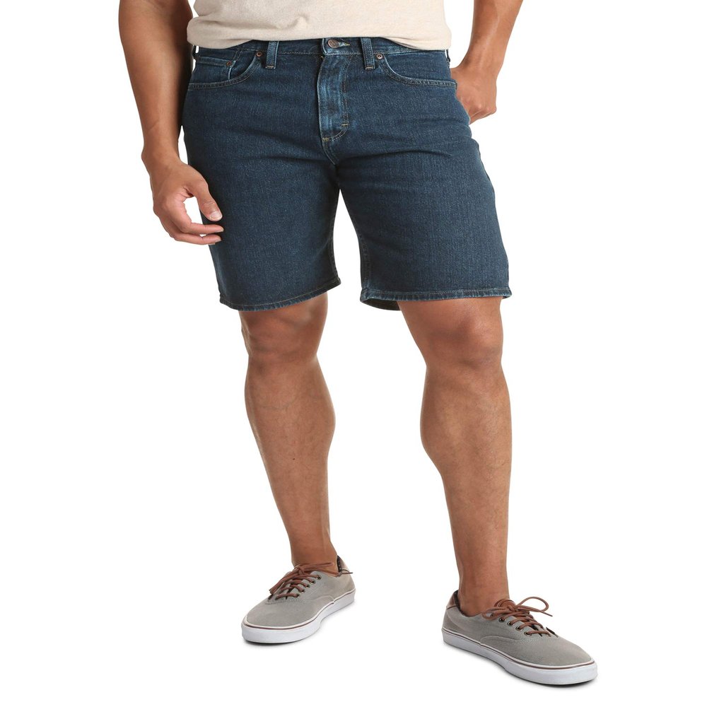 Classic Relaxed Fit Five Pocket Jean Short, Nightfall Flex, 36