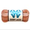 Derby Laces Striped - Flat, 10mm Wide, for Boots, Skates, Roller Derby, and Hockey Skates (Orange and White, 120 Inch / 305 cm) view 1