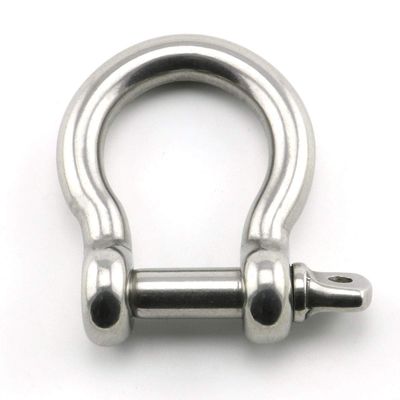 Heyous 1/2 Inch 12mm Screw Pin Anchor Shackle Stainless Steel Heavy Duty Bow Shape Load Clamp for Chains Wirerope Lifting Paracord Outdoor Camping Survival Rope Bracelets