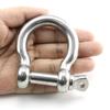 Heyous 1/2 Inch 12mm Screw Pin Anchor Shackle Stainless Steel Heavy Duty Bow Shape Load Clamp for Chains Wirerope Lifting Paracord Outdoor Camping Survival Rope Bracelets view 2